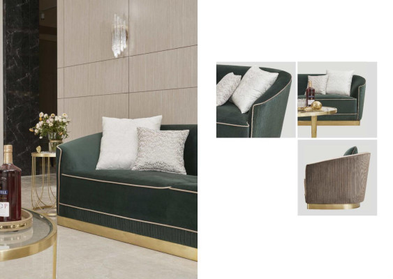 Klassische Wohnzimmer Sofagarnitur Couch Sitzgruppe Polstergruppen Sofa