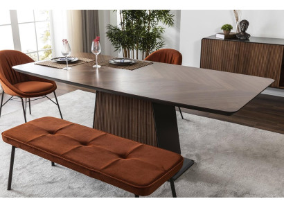 Esstisch Esszimmertisch Tisch Esszimmer Essecke Holz Modern Braun Tische