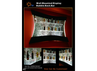 Regale Design Beleuchtet Led Wasser Wand Bar Regal Säule Wassersäulen