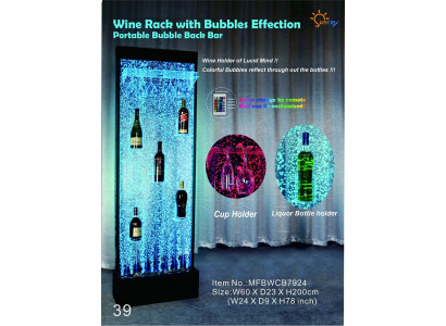 Led Regal Bar Wasser Wand Säule Trenn Wand Wasserwände Bar Theke