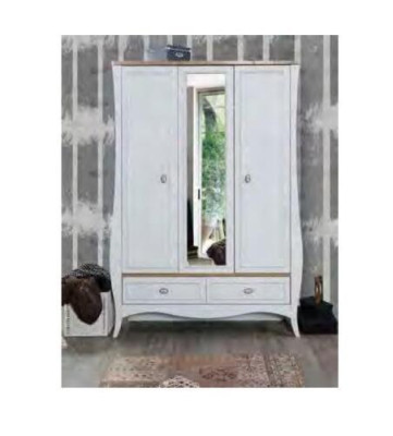 Kleiderschrank Landhaus Schlafzimmer Schrank Möbel Wohnen Holz Luxus