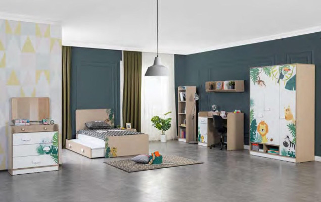 Betten Schlafzimmer Design Einzelbett Kinderzimmer Mädchen Bett Einrichtung Neu