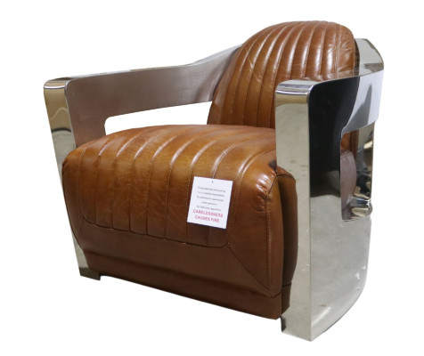 Sessel Echtleder Design Vintage Design Sessel aviator möbel Leder
