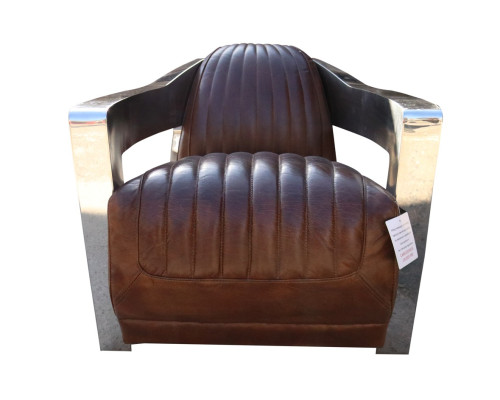 Aviator möbel Luxus Vintage Retro Shabby Lederstuhl Designer Sessel Sofa