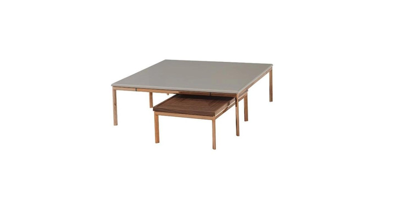 Wohnzimmer Set Komplett 3tlg Modern Neu Couchtisch mit 2x Beisteltisch
