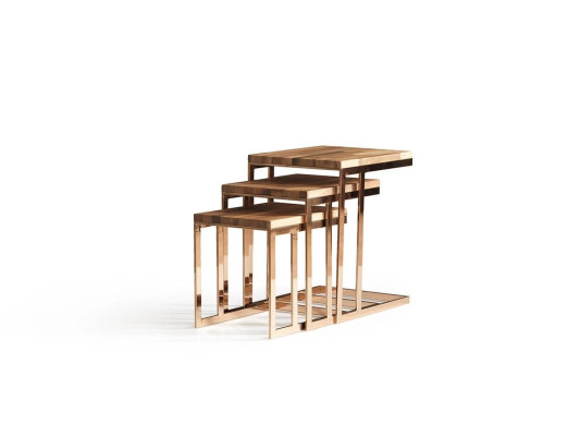 Modern Komplett 3tlg Beistelltisch Einrichtung Wohnzimmer Design Möbel