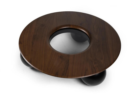 Luxus Braun Rund Couchtisch Wohnzimmer Design Möbel Modern Einrichtung