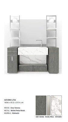 Grauer Badezimmerschrank Badezimmermöbel Schrank Grau Klassische Möbel Neu