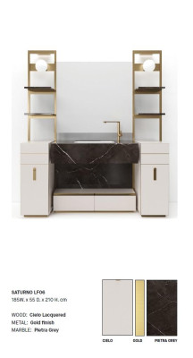 Weißer Badezimmerschrank Badezimmermöbel Badezimmerschrank Klassische Möbel
