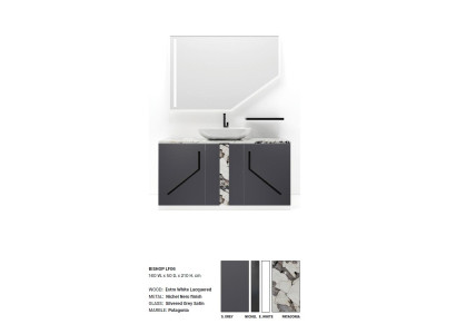 Grau Badezimmer Waschbecken Armaturen Badezimmer Möbel Italien Stil Badezimmer