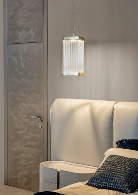 Schlafzimmer Bett Nachttisch mit Schubladen Möbel Italienische Einrichtung 3tlg