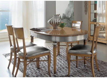 Möbel Einrichtung Gruppe Tisch + 4 Stuhl Set 5tlg. Esstisch Garnitur Esszimmer