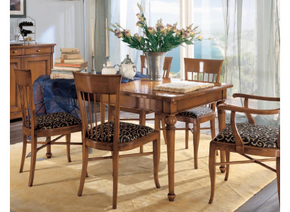 Möbel Einrichtung Gruppe Tisch + 4 Stuhl Set 5tlg. Esstisch Garnitur Esszimmer