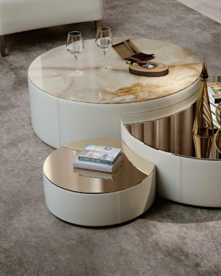 Couchtisch 3tlg. Set Couchtische Design Wohnzimmer Möbel Italien Bizzotto Tische