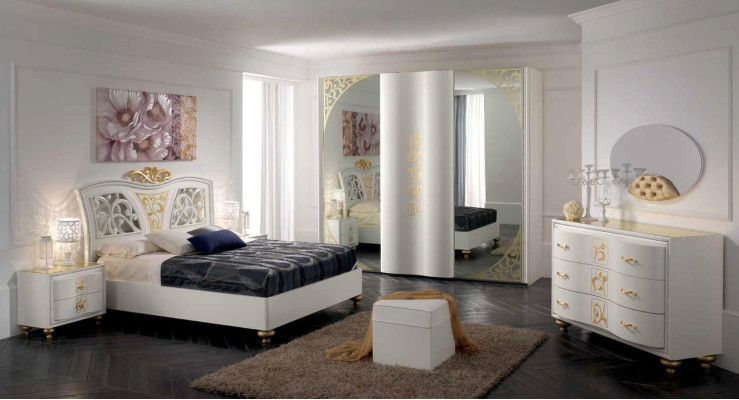 Schränke Italien Kleiderschrank Schrank Luxus Schwebetüren Design Holz Modern