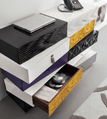 Kommode Schubladen Holz Sideboard Schrank Schränke Massiv Kommode Wohnzimmer