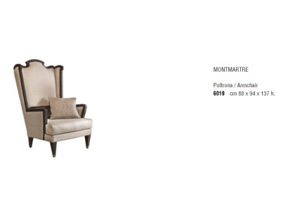 Design Sessel Ohrensessel Italienische Möbel Polster Sofa 1-Sitzer mit Textil