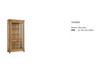 Möbel Massive Holz Vitrinen Glas Schrank Echtholz Anrichte Vitrine Wohnzimmer