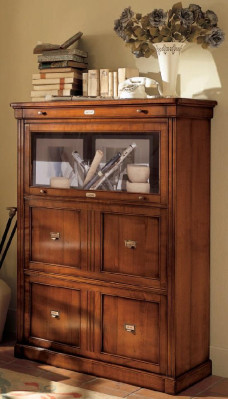 Aktenschrank Regal Echtholz Büro Schrank Regale Schränke Bücherschrank Massiv