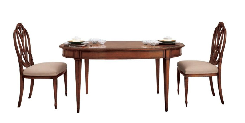 Esszimmer Wohnzimmer Esstische Holz Tisch Möbel Esstisch Naturholz Retro Style