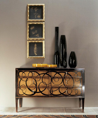 Kommoden Stil Holz Luxus Lowboard Kommode Anrichte Schrank Garderobe Sideboard