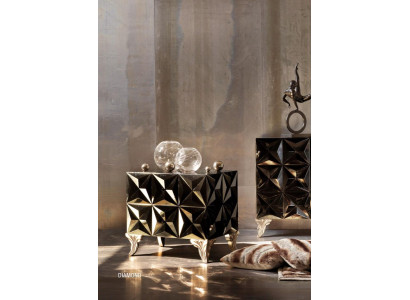 Nachttisch Design Konsole Beistell Tische Schlaf Zimmer Holz Luxus Konsolen Neu