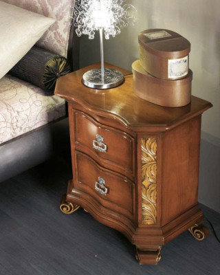 Nachttisch Design Konsole Beistell Tische Schlaf Zimmer Holz Luxus Konsolen Neu
