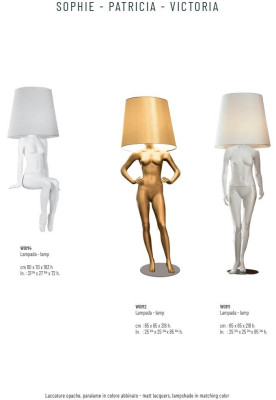 Stehleuchte Frau Stehlampe Stand Steh Leuchten Lampen Lampe Möbel Design Neu