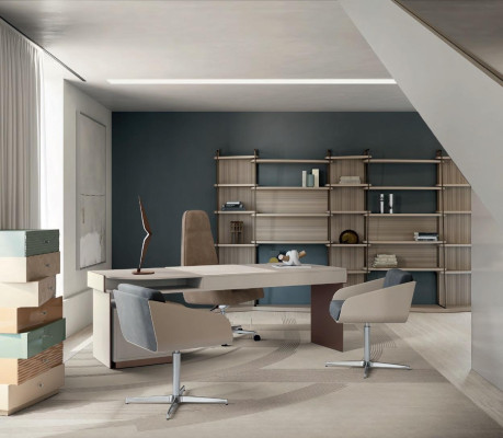 Drehbarer Chefsessel Designs Arbeitszimmer Italienische Möbel Relax Lounge Neu