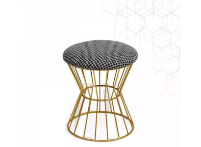Hocker Fußhocker Würfel Luxus Möbel Design Stil Lounge Club Stoff
