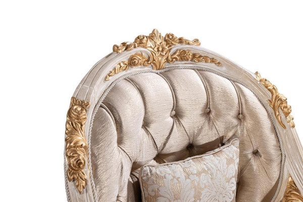 Sessel Couch Polster Sitz Designer Textil 1 Sitzer Couchen Polster Chesterfield