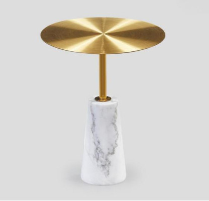 Designer Runder Beistelltisch Hochwertige Luxus Möbel Couchtisch Modern