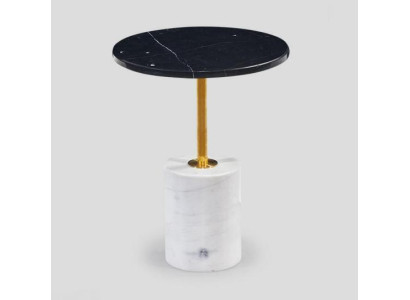 Schwarzer Runder Beistelltisch Luxus Tisch Rund Wohnzimmer Couchtische