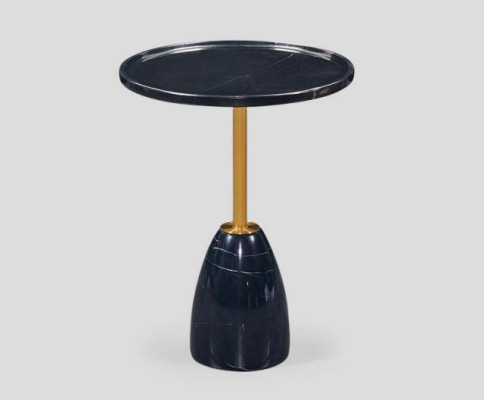 Marmor stilvolle Schwarz Beistelltisch Tisch luxuriöse modern Couchtisch Tische