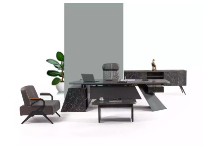 Arbeitszimmermöbel Büromöbelkollektion Arbeitsplatzset Schreibtisch Neu