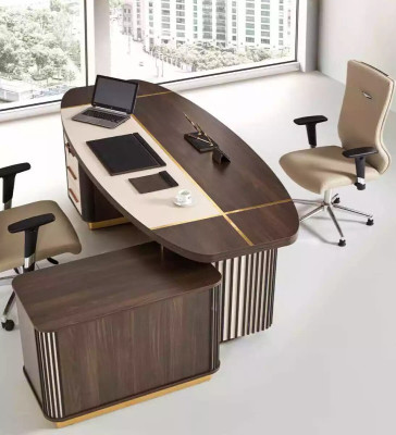 Moderne Arbeitszimmer Einrichtung Büromöbel Designer Office Möbel 3tlg