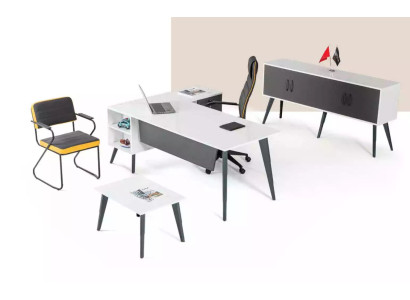 Weißer Eckschreibtisch Büroschrank Couchtische Büromöbel Einrichtung