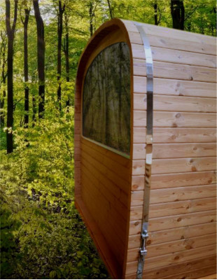 Holzsauna Außensauna Holz Kiefernholz Saunahaus Sauna Häuschen Haus
