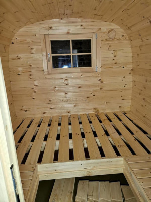 Sauna Holz Trockensauna Garten Holzsauna Outdoor Saunas 300x230x270