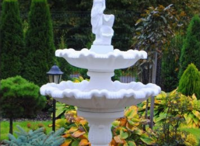 Zierbrunnen Springbrunnen Figur Brunnen Dekoration Garten Fontaine Teich197cm