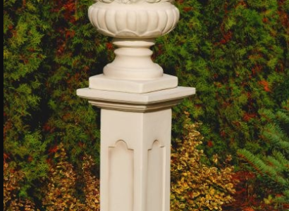 Blumenkorb Kasten Blumen Vase Gefäss Garten Terrasse Dekoration Statue Figuren