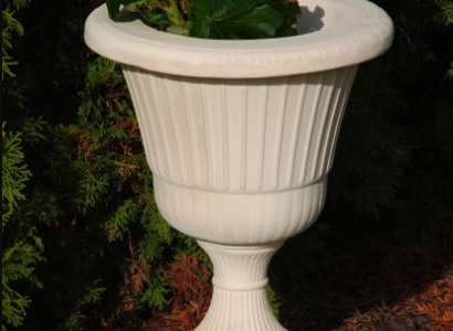 Blumenkorb Blumen Vase Gefäss Garten Terrasse Dekoration Statue Figuren Dalia