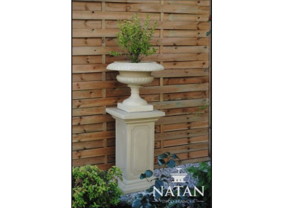 Blumenkorb Blumen Vase Gefäss Garten Kasten Terrasse Dekoration Statue Figuren
