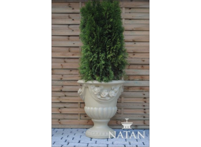 Design Blumentopf Top Pflanz Kübel Gefäß Töpfe Figur Kasten Skulptur PETRA Neu