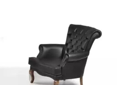 Arbeitszimmer Sessel Textil Möbel Schwarz Sitz Modern Designer Neu