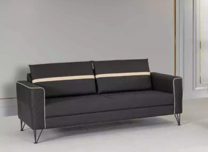 Arbeitszimmer Sofa Couch 3 Sitzer Polster Stoff Textil Möbel Designer