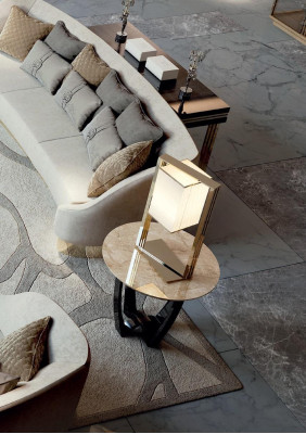 Tischleuchte Tisch Lampe Kronleuchte Leuchte Lampen Leuchten Modern Design Gold