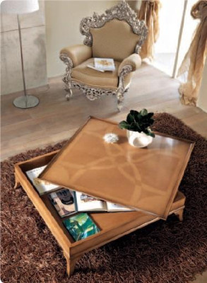 Design Couchtisch Tische Quadratisch Holz Wohnzimmer Neu Elegant Luxus Möbel