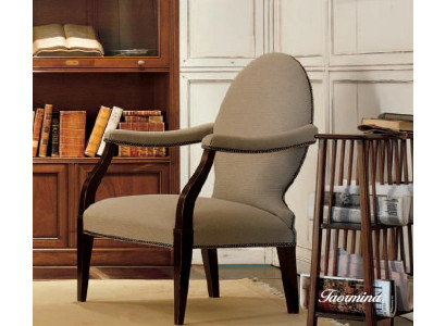 Sessel Esszimmer Wohnzimmer Büro Design Massivholzstuhl Armlehnenstuh Lehnstuhl