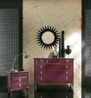 Designer Spiegel Sonnenschliff Prestige Schlafzimmer Wandspiegel Luxus Qualität